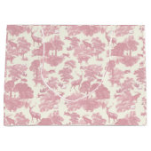 Grand Sac Cadeau Elégant Chic Rose Toile Cerf Boodland (Devant)