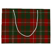 Grand Sac Cadeau Elegant Christmas Plaid (Dos)