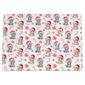 Grand Sac Cadeau Élégant Cute Kitty Sweet Candy Noël (Devant)