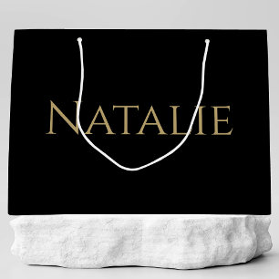 Grand Sac Cadeau Élégant Mariage de la fête de mariée customisé