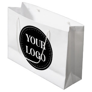 Grand Sac Cadeau élégant, moderne, raffiné et modifiable.