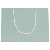 Grand Sac Cadeau Élégant Monogramme et nom de la servante (Dos)