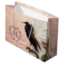 Élégant Monogramme rose