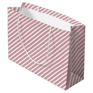 Grand Sac Cadeau Elégant Rose Gold Parties scintillant moderne tend