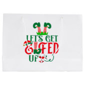 Grand Sac Cadeau Élevé  (Dos)