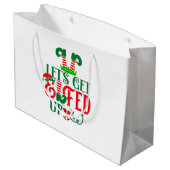 Grand Sac Cadeau Élevé  (Dos Angle)