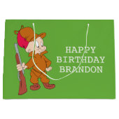 Grand Sac Cadeau ELMER FUDD™ | Avec Un Arme À Arme (Devant)