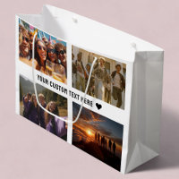 Emballage cadeau de 8 photos personnalisé