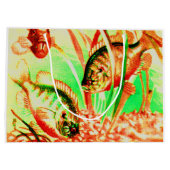 Grand Sac Cadeau empreinte de poisson d'eau douce (Dos)