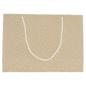 Grand sac cadeau En vichy Motif moderne (Dos)