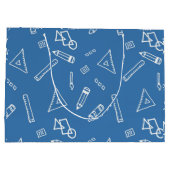 Grand Sac Cadeau Enseignant d'art préscolaire Bonne fin d'année Ens (Dos)