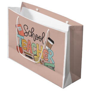 Grand Sac Cadeau Enseignant enseignant des cadeaux aux futurs leade