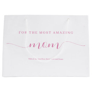 Grand Sac Cadeau Ensemble Cadeau Personnalisé Incroyable Maman