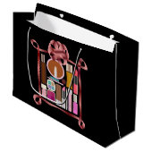 Grand Sac Cadeau Ensemble de cosmétiques (Devant Angle)