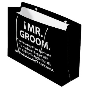 Grand Sac Cadeau Enterrement de vie de garçon