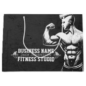 Grand Sac Cadeau Entraîneur de fitness moderne Bodybuilding Instruc (Devant)