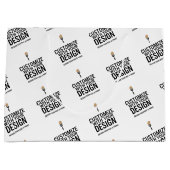 Grand Sac Cadeau Entreprise de petite taille avec Marque d'entrepri (Devant)