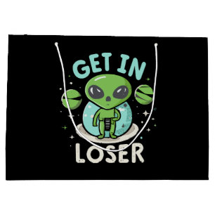 Grand Sac Cadeau Entrez loser extraterrestre UFO drôle