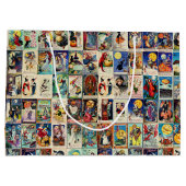 Grand Sac Cadeau Ephémère d'Halloween vintage (Dos)