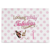 Grand Sac Cadeau Ęr anniversaire totalement fabuleux (Devant)