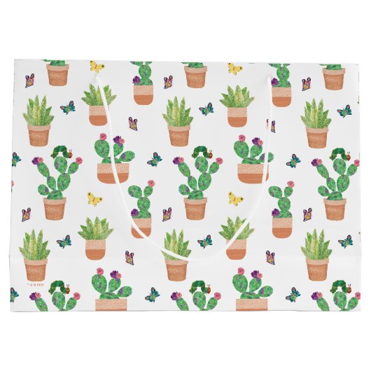 Grand Sac Cadeau Eric Carle | Caterpillar, Cactus et Papillon Pa (Dos)