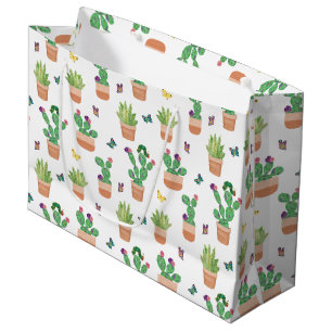 Grand Sac Cadeau Eric Carle   Caterpillar, Cactus et Papillon Pa