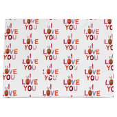 Grand Sac Cadeau Eric Carle | Caterpillar I Love You (Devant)