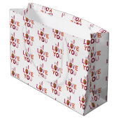 Grand Sac Cadeau Eric Carle | Caterpillar I Love You (Dos Angle)