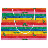 Grand Sac Cadeau Eric Carle | Caterpillar Rainbow Stripe Motif (Dos)