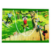 Grand Sac Cadeau escalade de chats Alfred Mainzer et pommier (Dos)