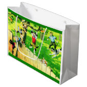 Grand Sac Cadeau escalade de chats Alfred Mainzer et pommier (Devant Angle)