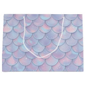 Grand Sac Cadeau Éscaliers de sirènes étincelantes (Devant)