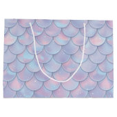 Grand Sac Cadeau Éscaliers de sirènes étincelantes (Dos)