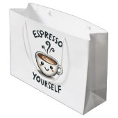 Grand Sac Cadeau Espresso Yself café (Dos Angle)