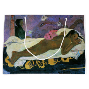 Grand Sac Cadeau Esprit de l'observation des morts, Gauguin