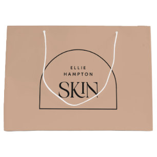 Grand Sac Cadeau Esthétique minimaliste Blush Arch Beauty Business