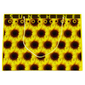 Grand Sac Cadeau Étalez le Tournesol Shunshine (Devant)