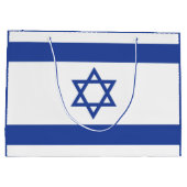 Grand Sac Cadeau Etat d'Israël Drapeau, Étoile de David Juifs (Dos)