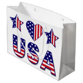 Grand Sac Cadeau États-Unis (Dos Angle)