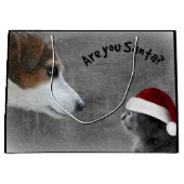 Grand Sac Cadeau Êtes-vous Père Noël ? (Devant)