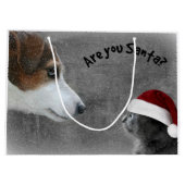 Grand Sac Cadeau Êtes-vous Père Noël ? (Dos)