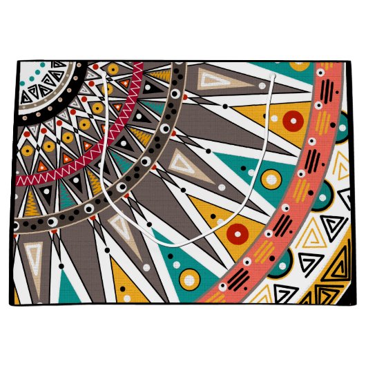 Grand Sac Cadeau Ethnic (Devant)