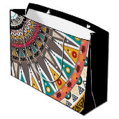 Grand Sac Cadeau Ethnic (Dos Angle)
