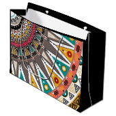 Grand Sac Cadeau Ethnic (Devant Angle)