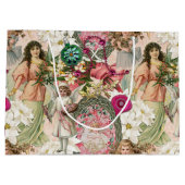 Grand Sac Cadeau Étincelle de Noël victorienne    (Dos)