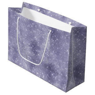 Grand Sac Cadeau Étincelle de rêve pourpre