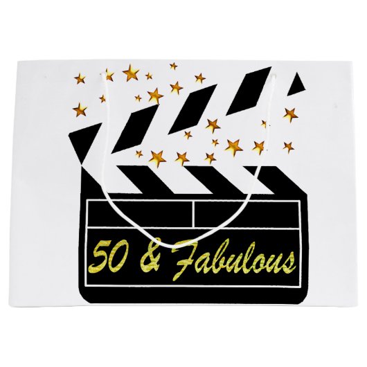 GRAND SAC CADEAU ÉTOILE DE FILM DE 50 ANS (Devant)