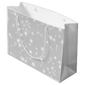 Grand Sac Cadeau Étoiles (Dos Angle)