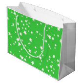 Grand Sac Cadeau Étoiles (Dos Angle)