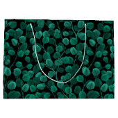 Grand Sac Cadeau Eucalyptus noir (Dos)